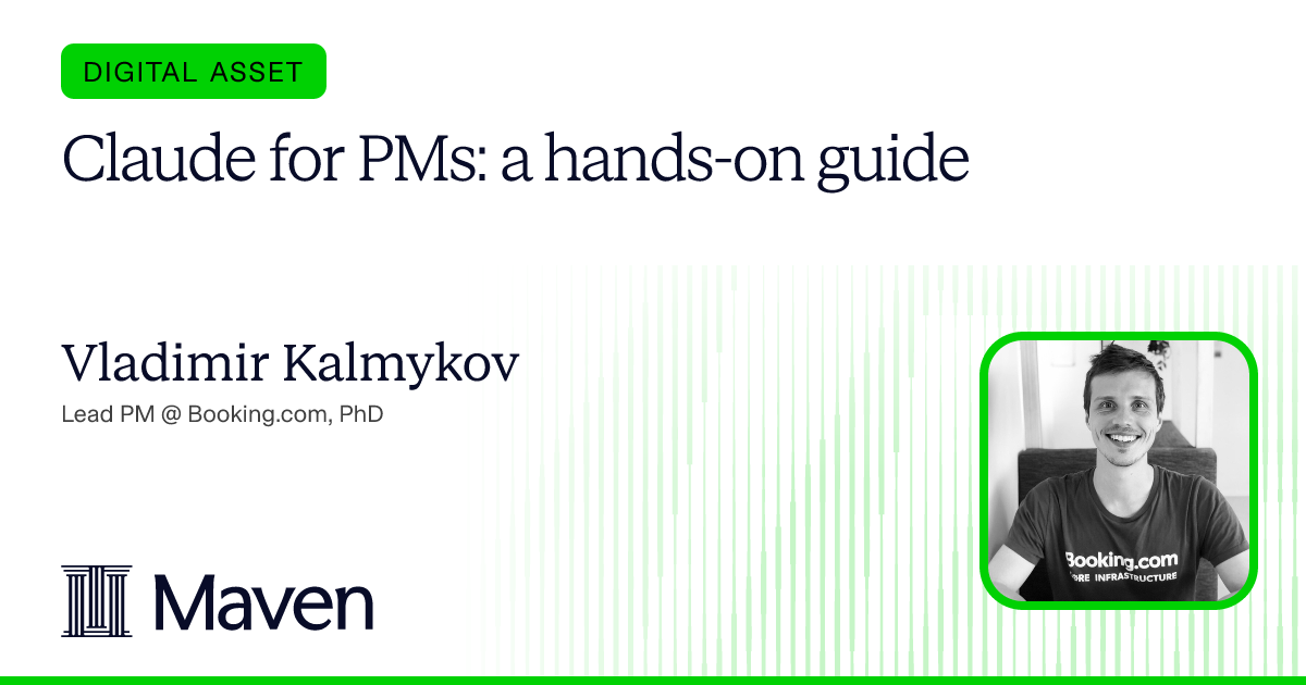 Claude for PMs: a hands-on guide cover image