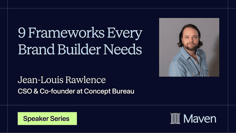 9 Frameworks Every Brand Builder Needs cover image