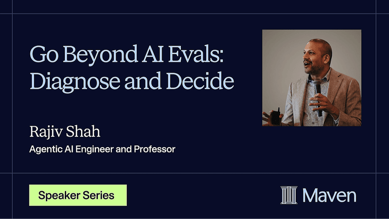 Go Beyond AI Evals: Diagnose and Decide cover image