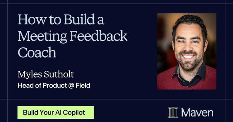 How to Build a Meeting Feedback Coach (No Coding Required) cover image