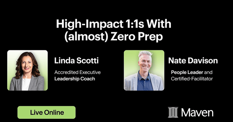 How to Deliver High-Impact 1:1s With (almost) Zero Prep Time cover image