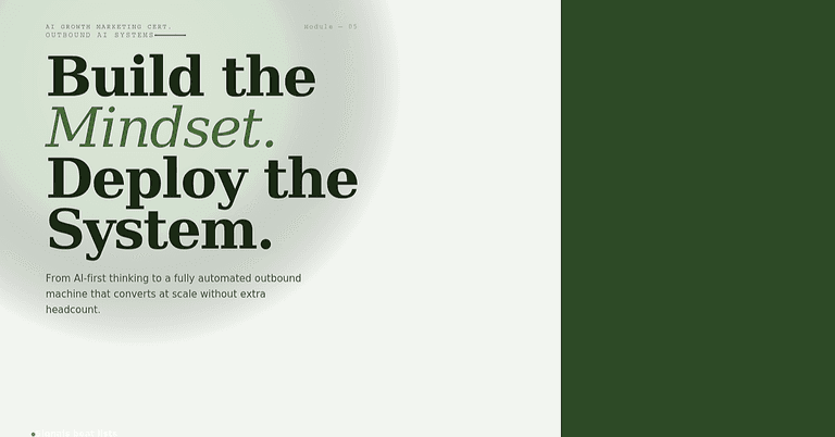 Build the Mindset - Deploy the system cover image