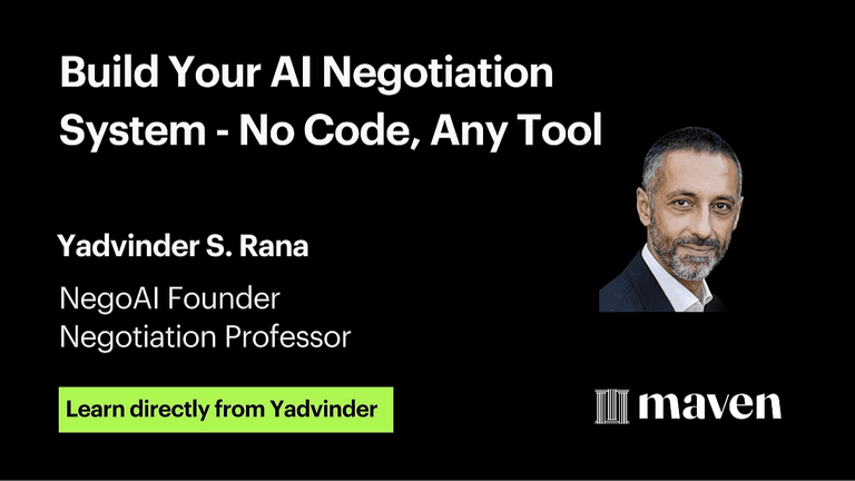 Build Your AI Negotiation System— No Code, Any Tool cover image