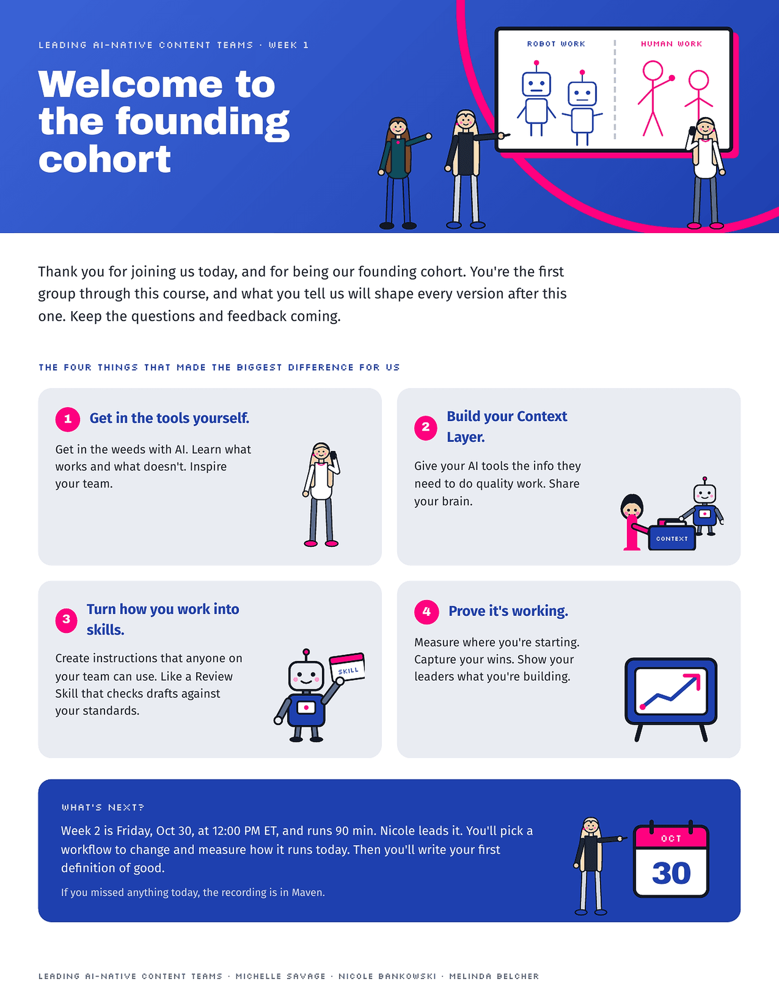 Page 1 of 2. The AI-Native Scorecard is on page 2.