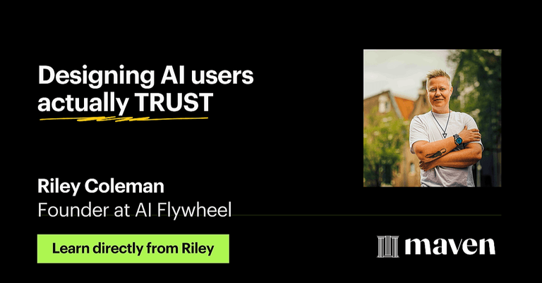 Designing AI users actually TRUST cover image