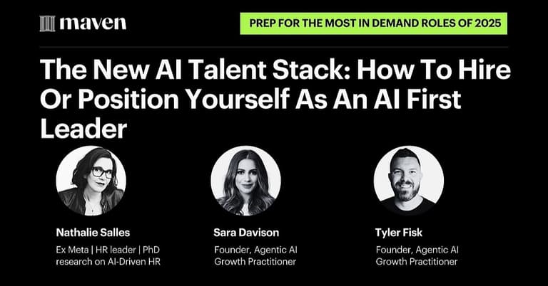 The New Talent Stack:Position Yourself As An AI First Leader