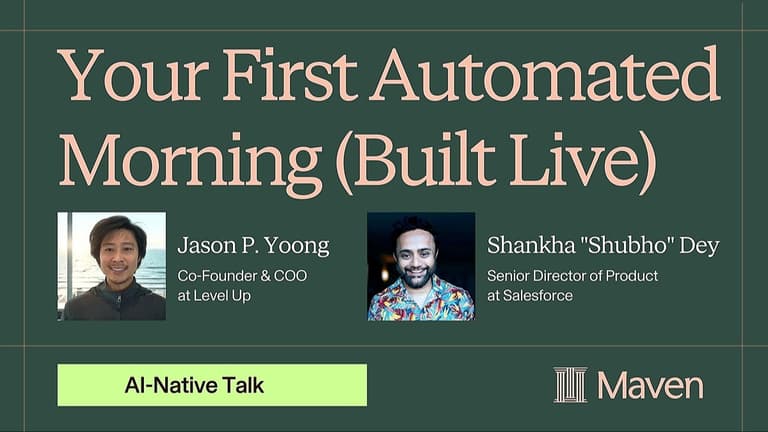 Your First Automated Morning (Built Live) cover image