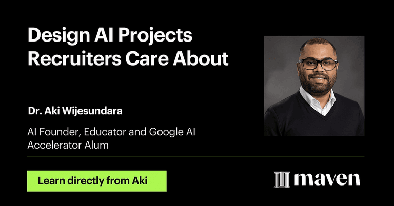 Design AI Projects Recruiters Care About cover image