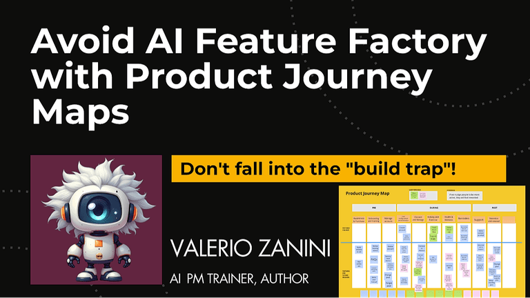 Avoid AI Feature Factory with Product Journey Maps cover image