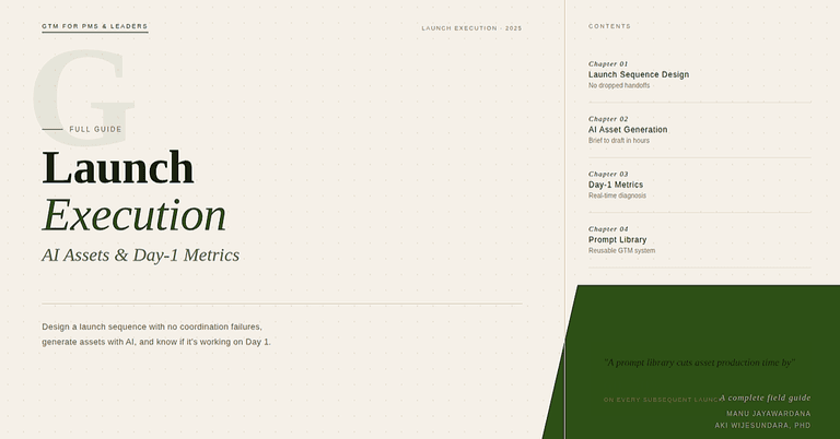 Launch Sequence Design and GTM Prompt Library cover image
