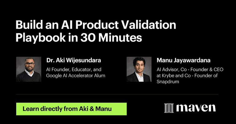Build an AI Product Validation Playbook in 30 Minutes cover image
