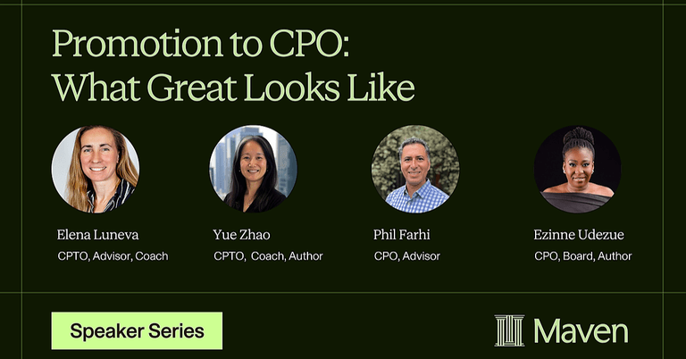 Promotion to CPO: What Great Looks Like cover image