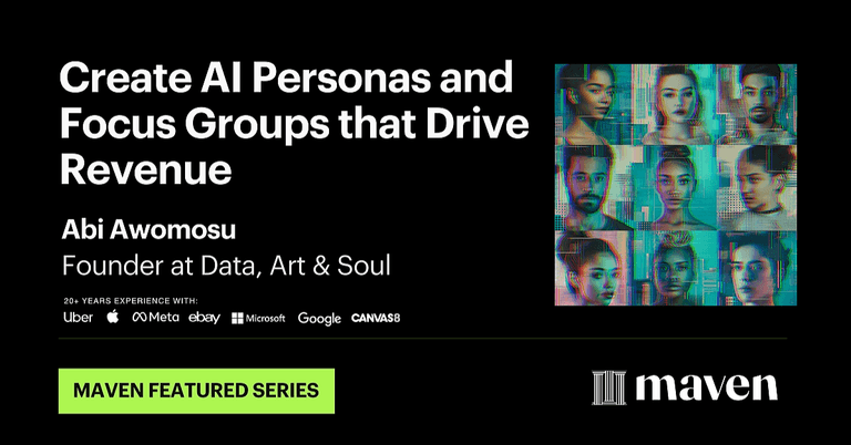 Create AI Personas and Focus Groups that Drive Revenue cover image