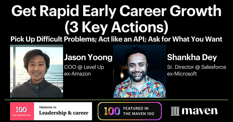 Get Rapid Early Career Growth (3 key actions) cover image