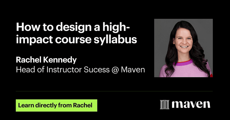 How to design a high-impact course syllabus cover image