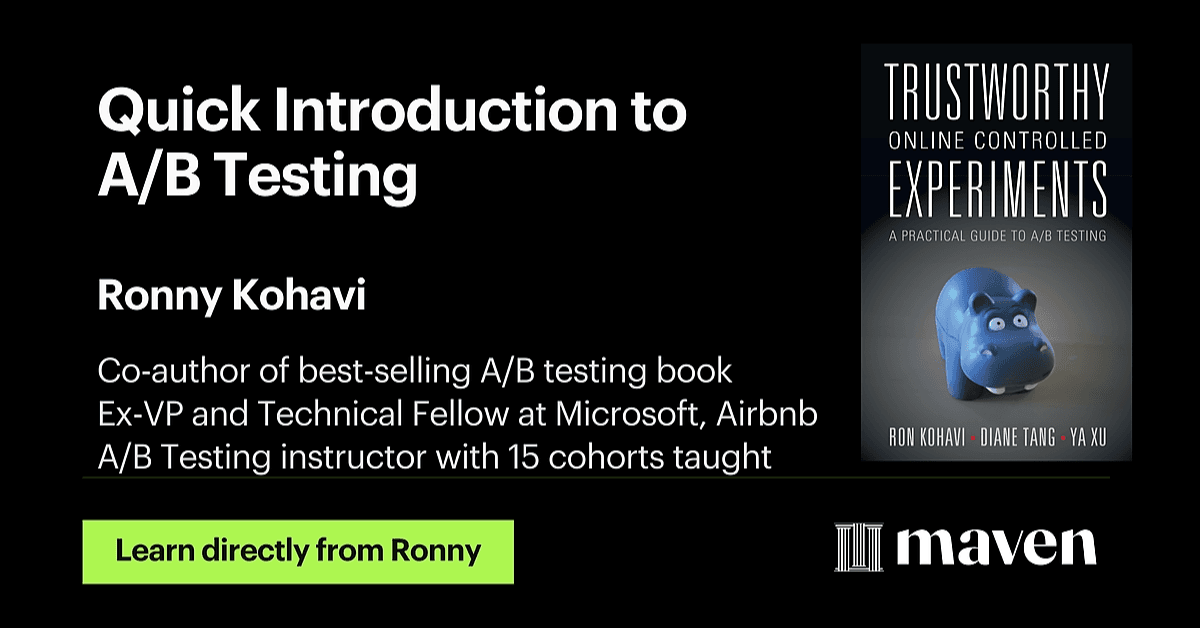 Quick Introduction to A/B Testing