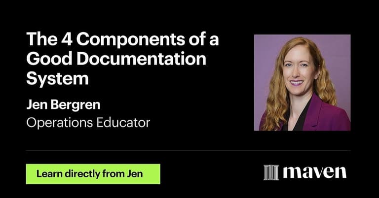 The 4 Components of a Good Documentation System cover image