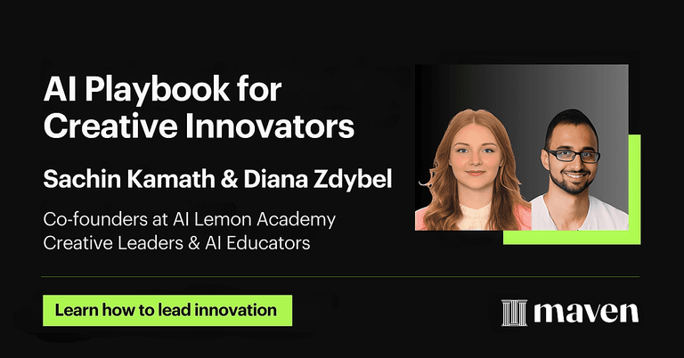 AI Playbook for Creative Innovators cover image