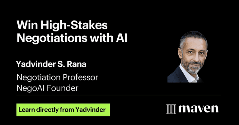 Win High-Stakes Negotiations with AI cover image