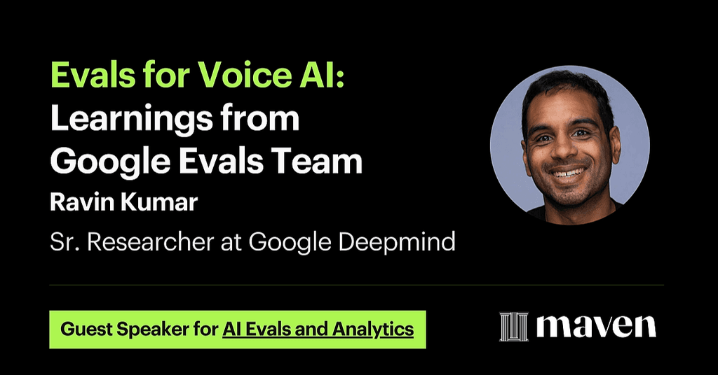 Evals for Voice AI: Learnings from Google Evals Team