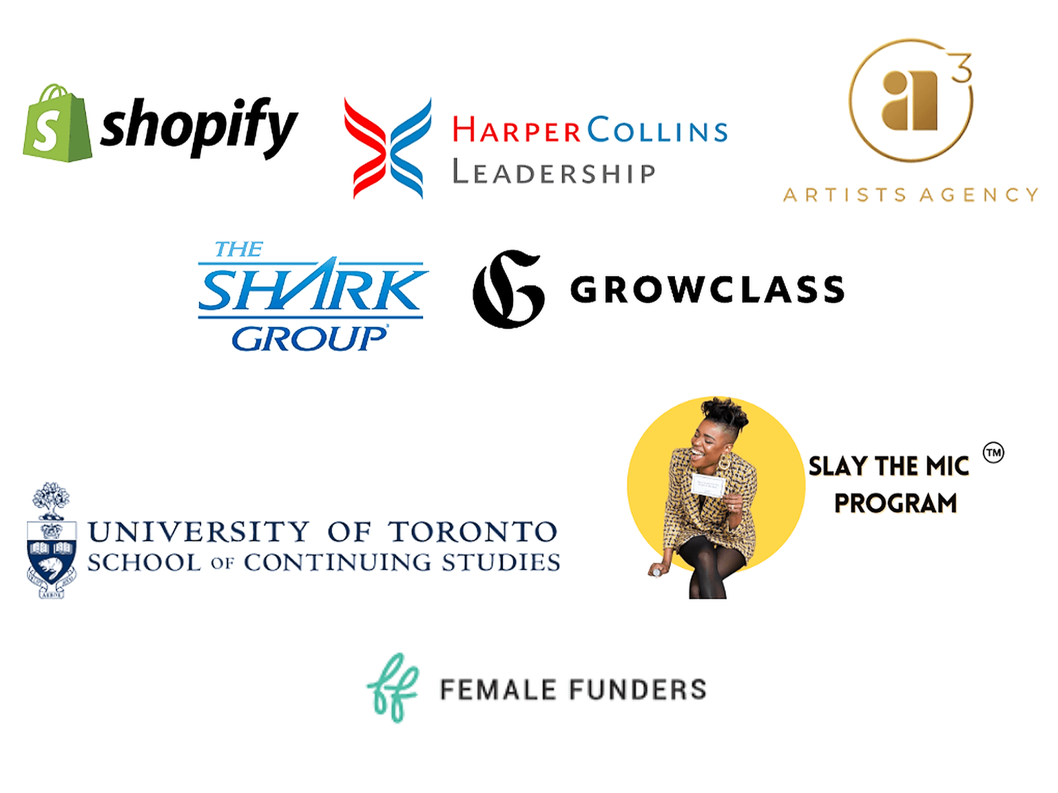 Past course creation employers and collaborators: