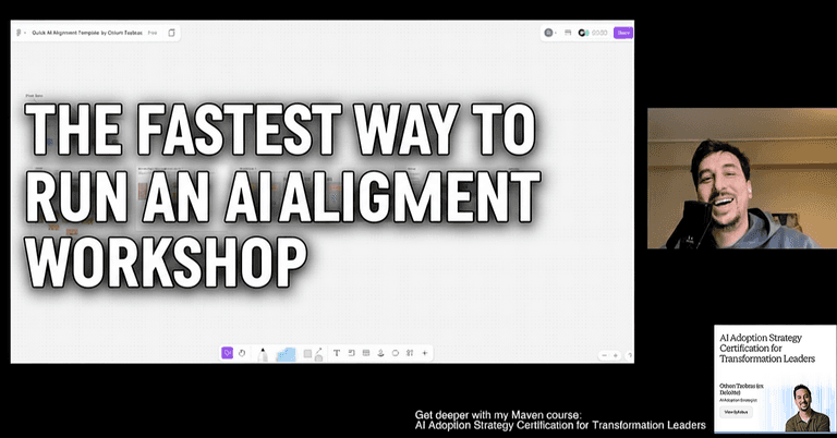 THE FASTEST WAY TO ALIGN YOUR TEAM ON AI (Free Video Training) cover image