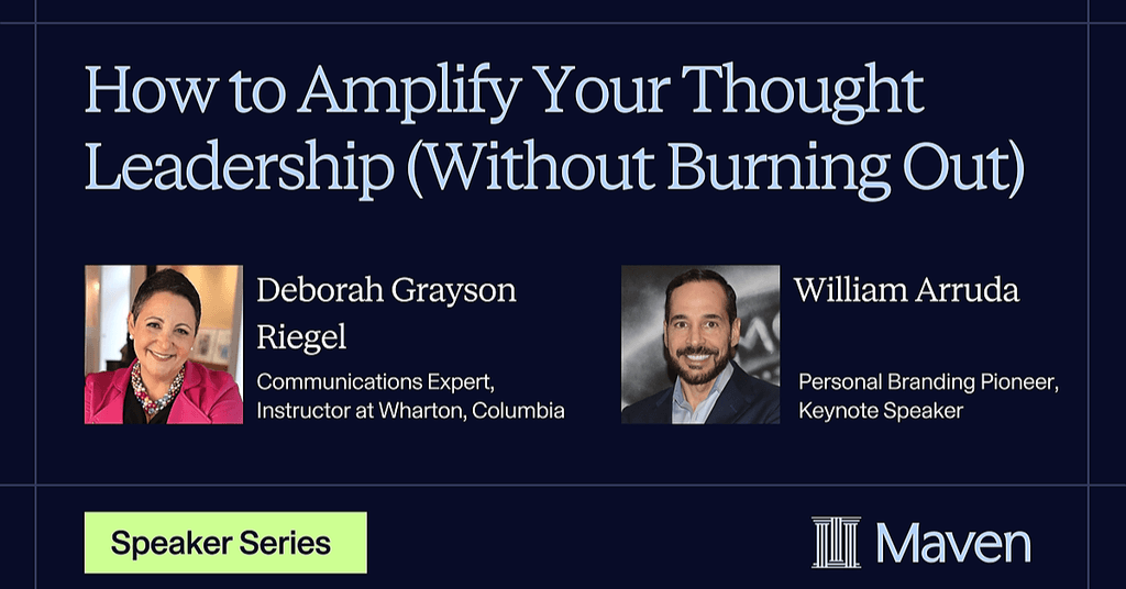 How to Amplify Your Thought Leadership (Without Burning Out)
