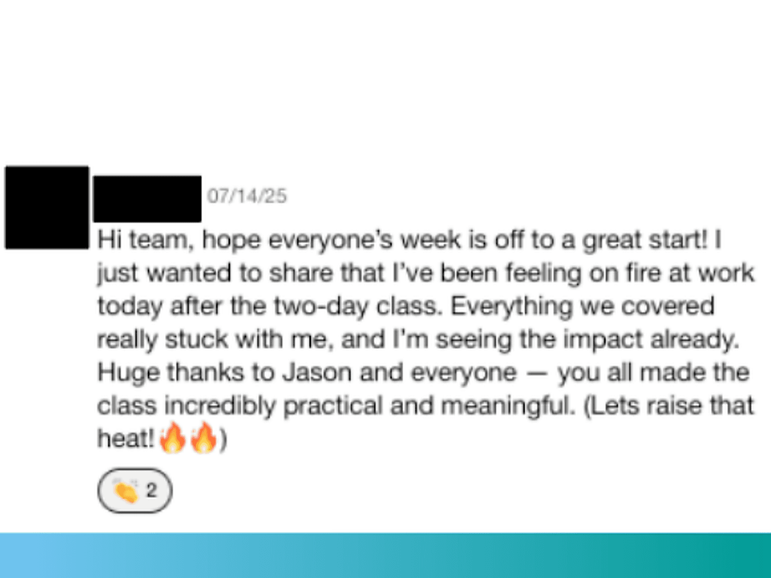 Students are FIRE'd up and seeing the career impact!