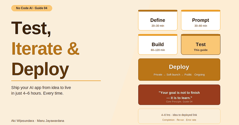 Test, Iterate, and Deploy
  cover image