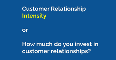 Customer Relationship Intensity