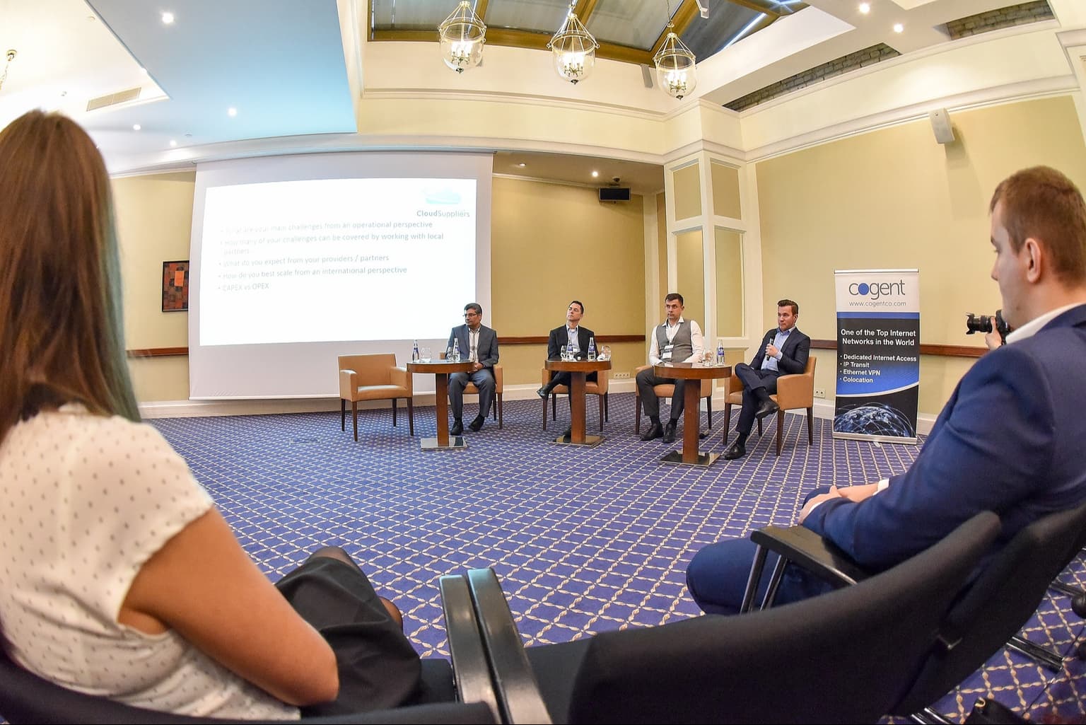 Being in a panel debate on Lithuanian Technology Adaption