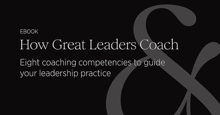 How Great Leaders Coach
 cover image