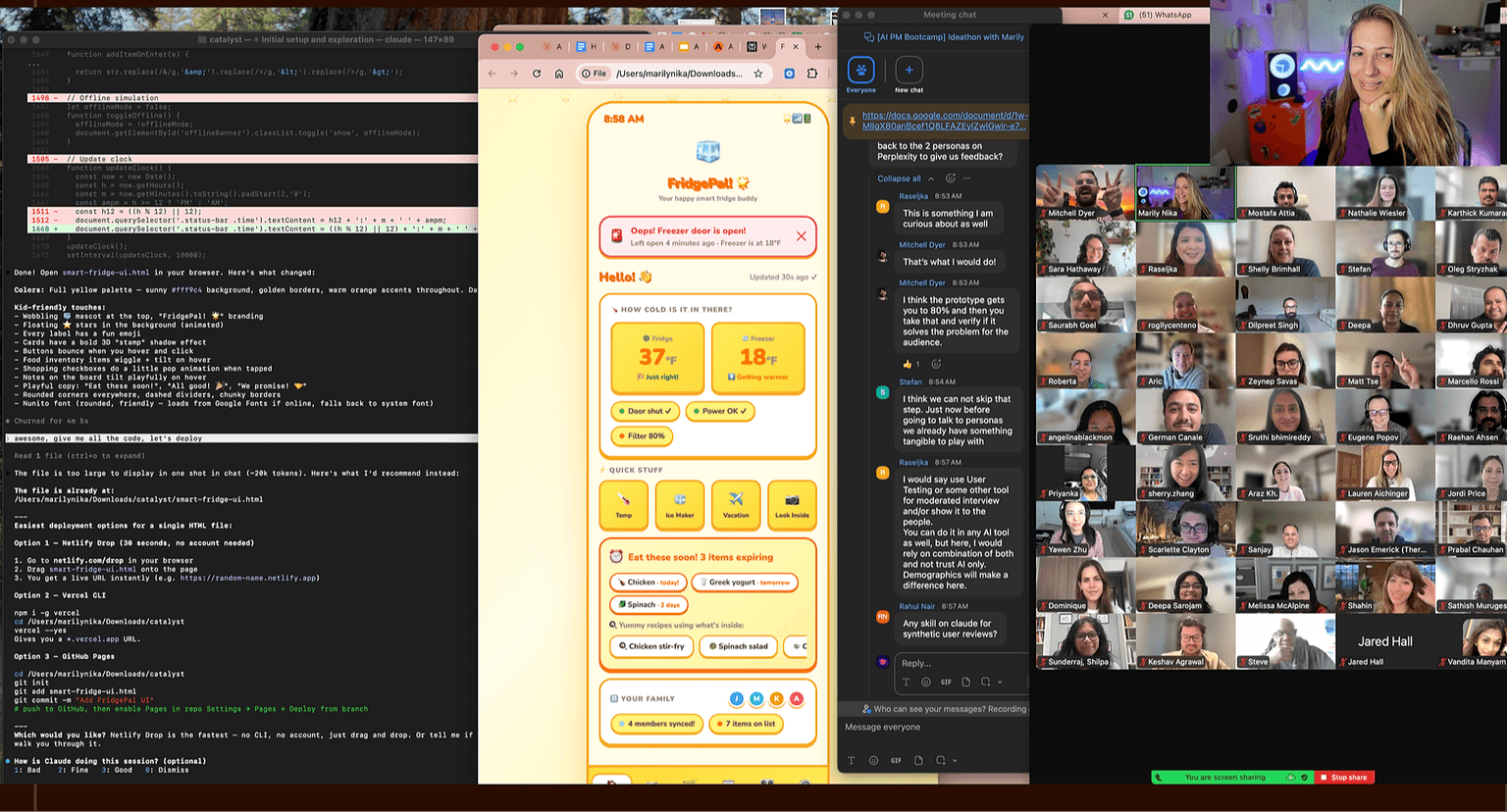 Using Claude Code for prototyping live
