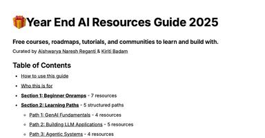 Year End AI Resources Handbook
