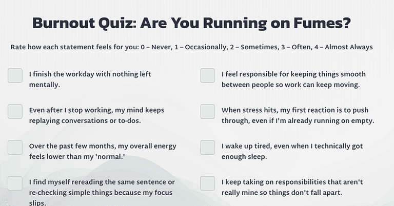 Burnout Quiz cover image