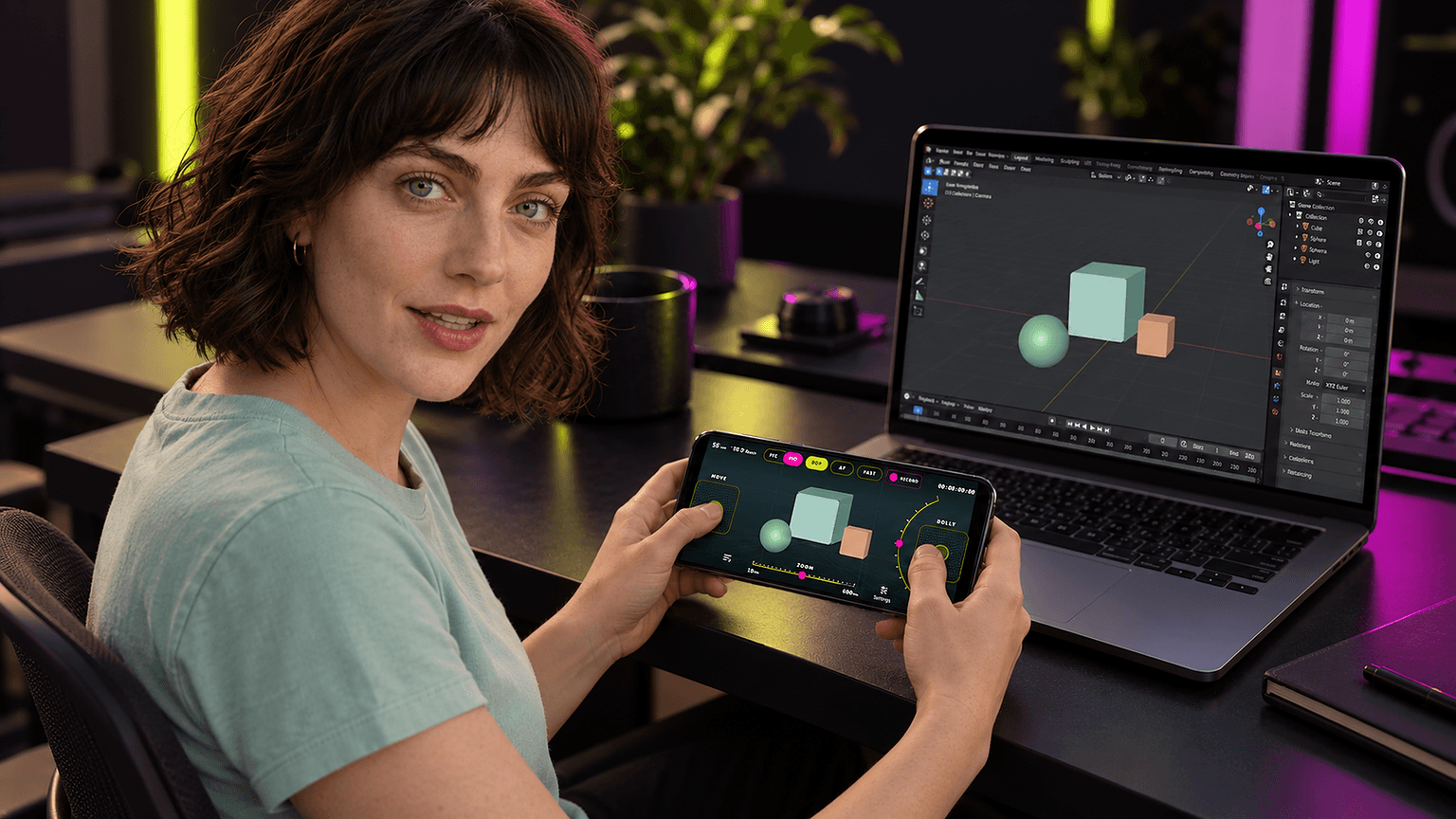 Bring real camera movement into your virtual worlds.
