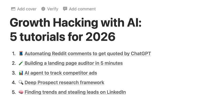 AI Agents for growth hacking cover image
