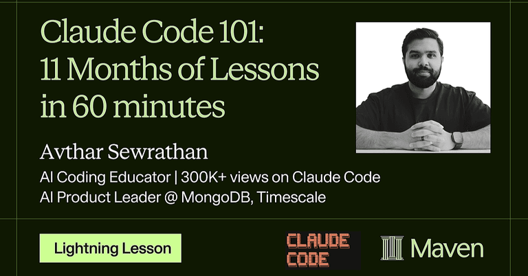 Claude Code 101: 11 Months of Lessons in 60 mins cover image