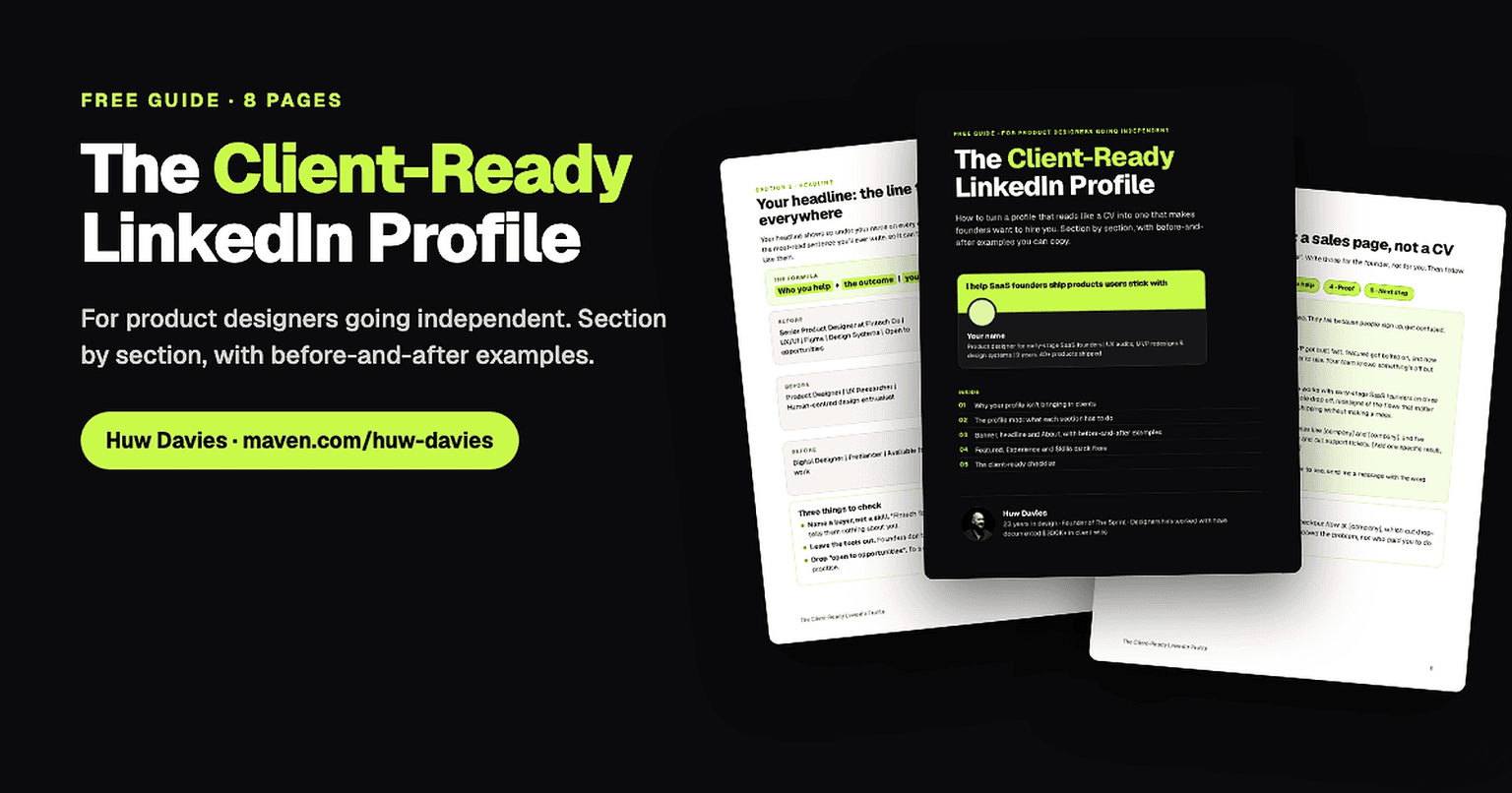 8 pages · Free PDF · Banner, headline, About, Featured and a checklist