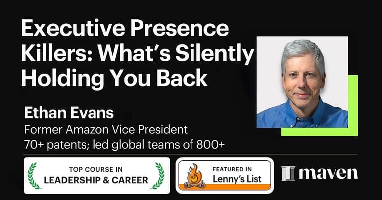 Executive Presence Killers: What’s Silently Holding You Back cover image