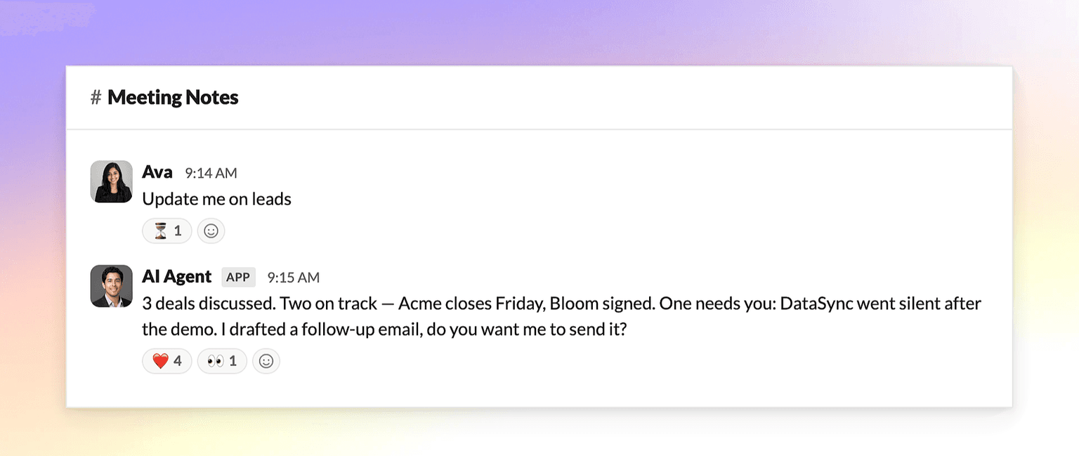 Just type your request - it's like having your own Virtual Assistant (!) Totally secure and private.