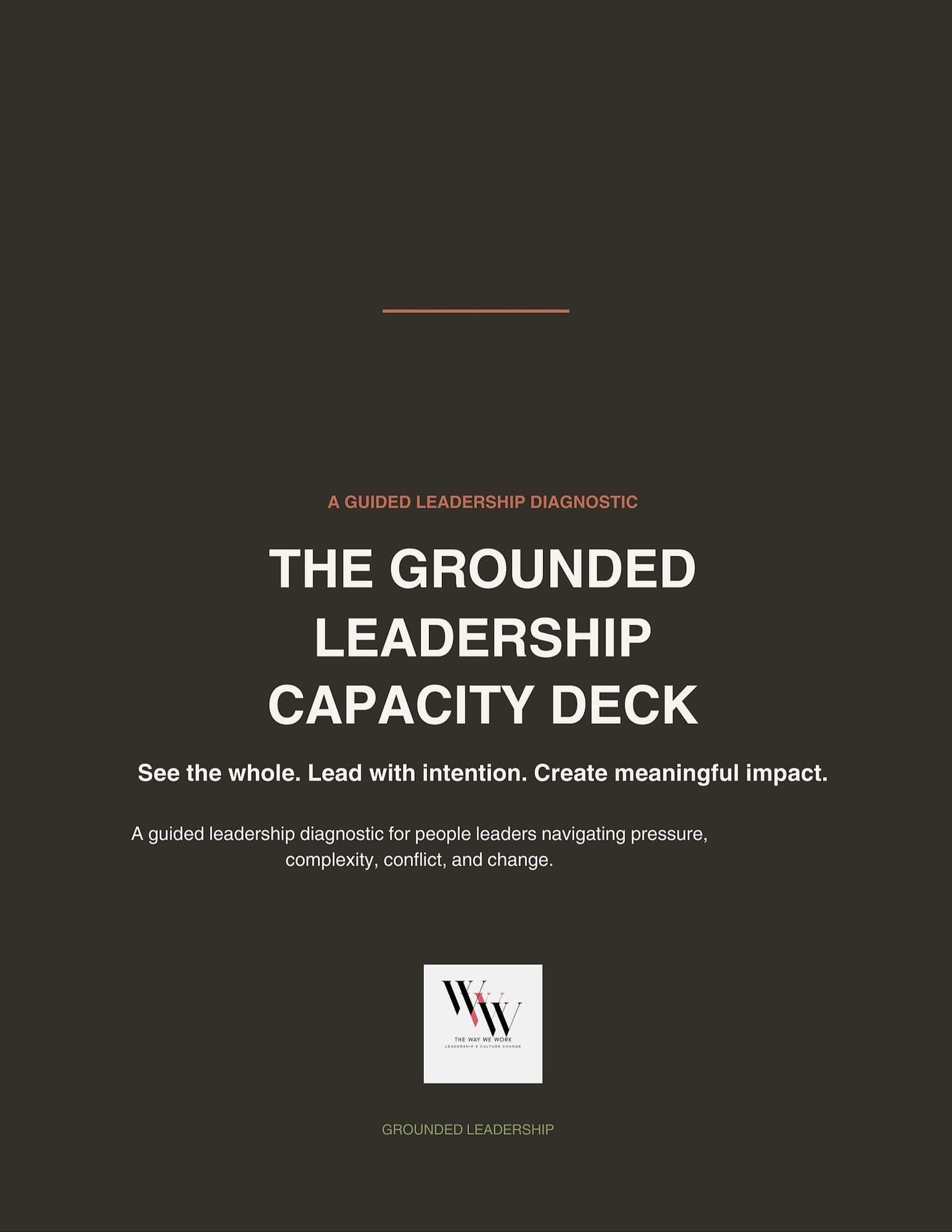 It is a structured, 12-part leadership diagnostic.