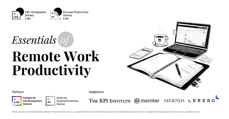 Essentials of Remote Work Productivity cover image