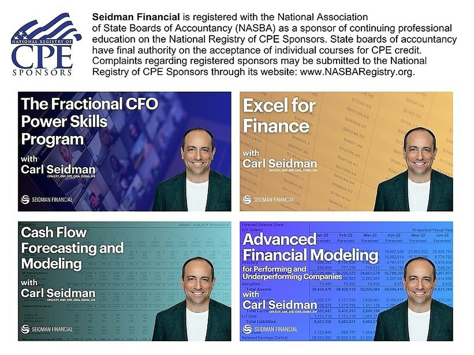 Other programs with Carl Seidman | Visit seidmanfinancial.com to learn more.
