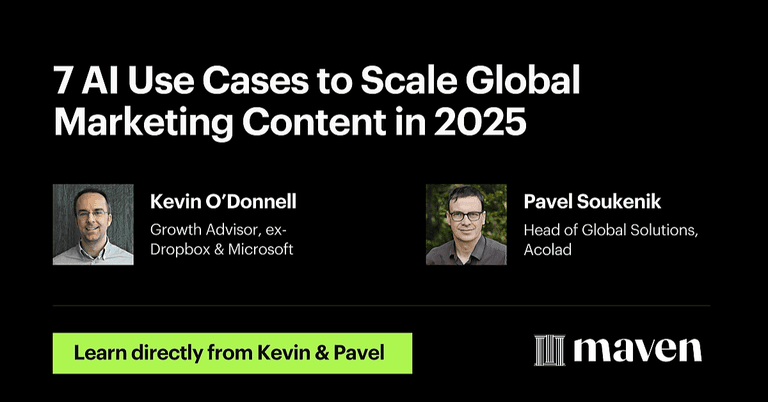7 AI Uses Cases to Scale Global Marketing Content in 2025 cover image