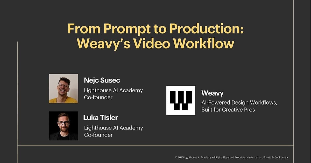 Weavy Design From Prompt to Production: Weavy’s Video Workflow