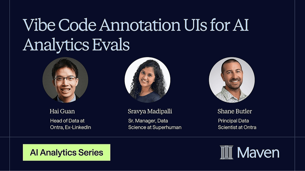 Vibe Code Annotation UIs for AI Analytics Evals
