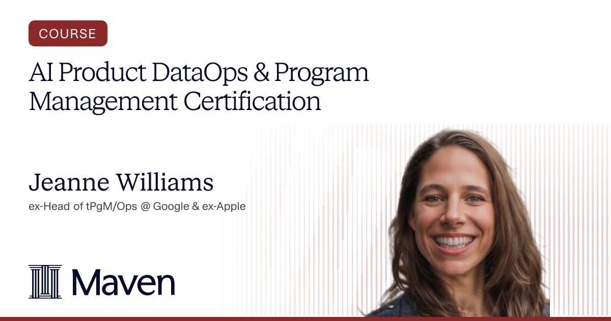 AI Product DataOps & Program Management Certification by Jeanne ...
