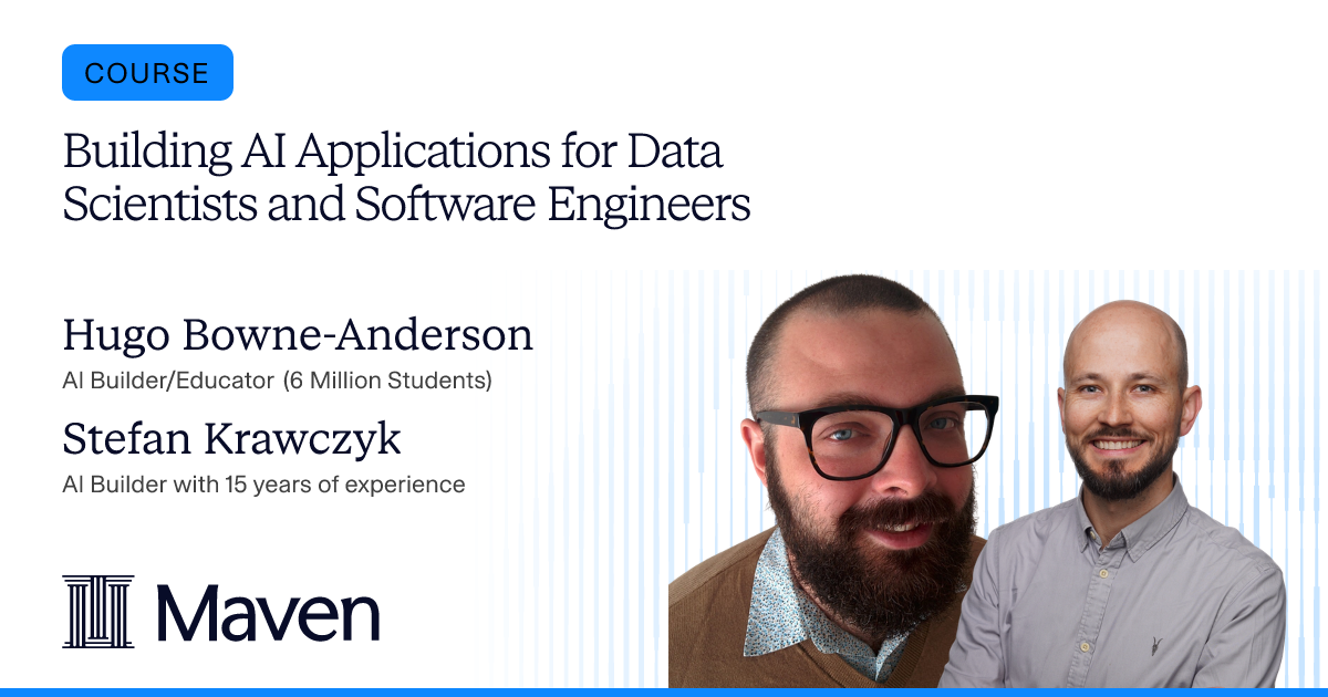 Building AI Applications for Data Scientists and Software Engineers course artwork