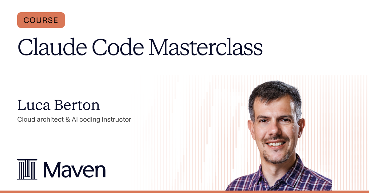Claude Code Masterclass by Luca Berton on Maven